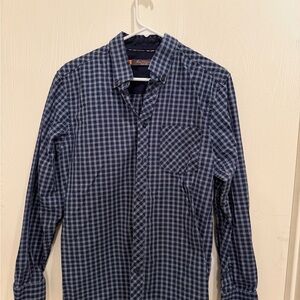 Ben Sherman Navy Checkered Casual Shirt